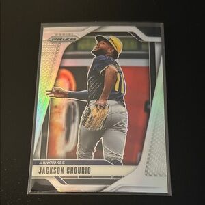 Jackson Chourio Panini Prizm Card - Milwaukee